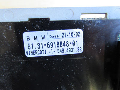 BMW Headlight Switch Controls 61316918848 E65 E66 745i 745Li 760i 760Li4